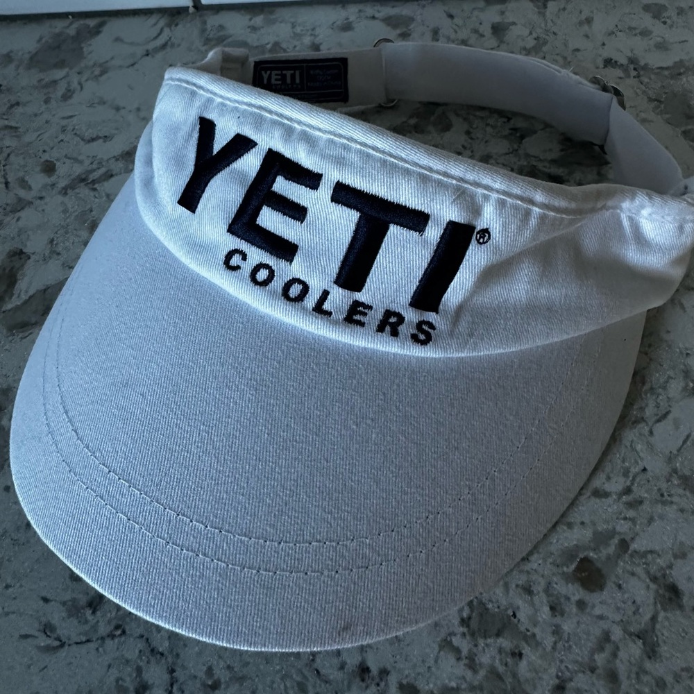 YETI White Visor Hat